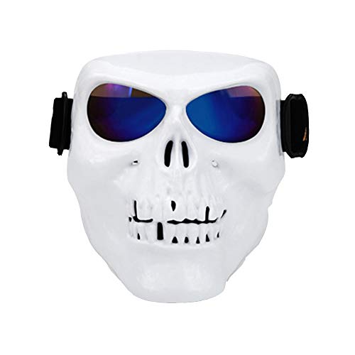 Lunettes Moto BaronHong Masque Crâne pour Sorties Route et Cross