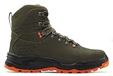 CHIRUCA BOTAS CEDRO HI VIS 01 GORE-TEX, DE HOMBRE, PARA SENDERISMO,TREKKING,MONTAÑA,CAZA,CAMINAR,ANDAR COLOR VERDE, NARANJA (Verde, 42, Sistema tallas calzado EU, Adulto, Números, mediano, 42)