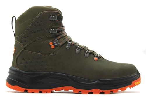 CHIRUCA BOTAS CEDRO HI VIS 01 GORE-TEX, DE HOMBRE, PARA SENDERISMO,TREKKING,MONTAÑA,CAZA,CAMINAR,ANDAR COLOR VERDE, NARANJA (Verde, 39, Sistema tallas calzado EU, Adulto, Números, mediano, 39)
