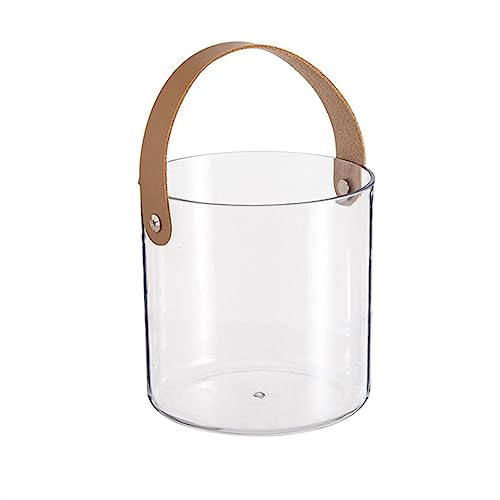 Cubo de champán transparente pequeño con bandeja para frutas secas y aperitivos 2