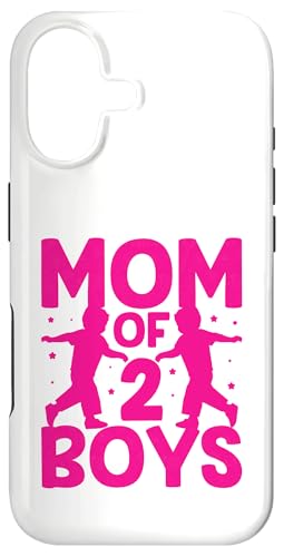 Mom Of Two Boys ̓ Ƒq ̌t X}zP[X iPhone 17 p