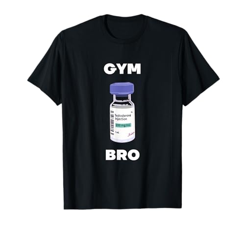 GYM BRO TREN TESTOSTERONA NATURAL BRO GYM Rata Camiseta