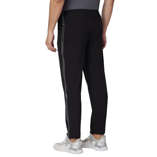 Image of berge' Men's Polyester Track Pant with Secure Zipper Side Pockets for Sports|Exercise|Gym|Running|Casual Wear|Lower Tracks Pant