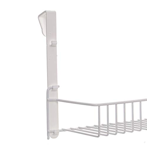 Organizador de Temperos para Porta de Armário Ajustável, Metaltru, Branco