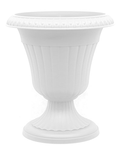 POKM Toolsmarket GmbH Pflanzkübel Blumenspindel Pflanzschale Milano ∅37cm Weiß