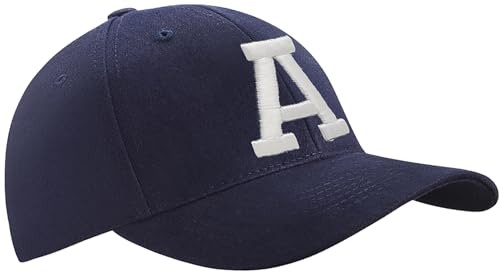 4sold Chapeau 3D en coton bleu marine réglable pour enfant garçon fille, Enfants Bleu marine A, taille unique