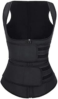 FeelinGirl Plus Size 6 Steel Boned Tummy Control Latex Bodysuits XXL