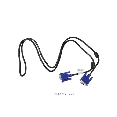 Cable VGA macho a macho para interconexión de periféricos de imagen y vídeo de PC de 2 unidades 2