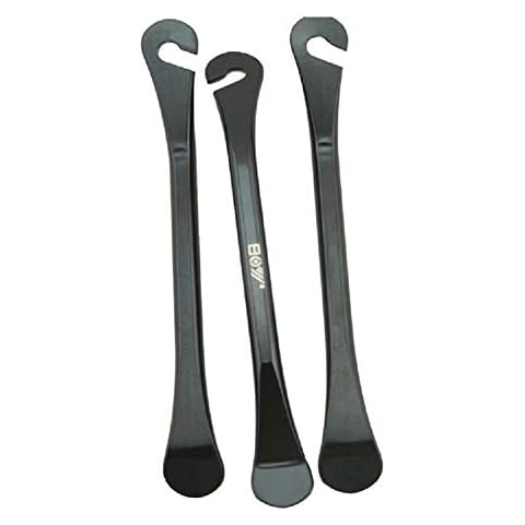 Zuoyou 3Pcs Bike Tire Levers, High Strength Carbon Steel Bike Spoon Levers Bicycle Repair Tool Kit Cover