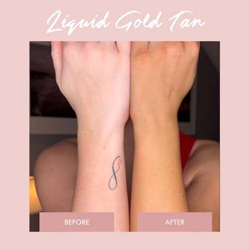 Bellamianta Instant Tanning Liquid Quick Drying, Vegan Fake Tan, Liquid Gold Formula - Image 4