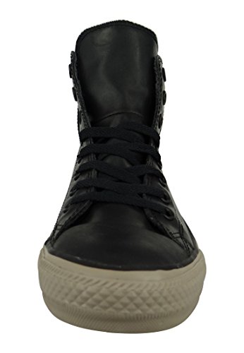 Image of Converse Adult Rubber Chuck Taylor All Star Shoes, Size: 11.5 D(M) US Mens / 13.5 B(M) US Womens, Color: Black /Black /Papyrus, Black, 13.5 Women /11.5 Men
