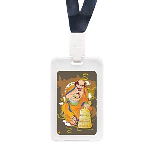 Étui de protection transparent carte bouddhiste dix-huit Arhats premium