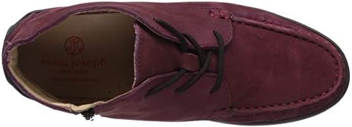 Marc Joseph New York Unisex-Child Leather Made in Brazil Ankle Boot Loafer, Wine Nubuck, 4 M US Little Kid | Image 4