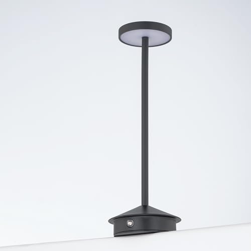Lampe de bureau LED sans fil pour lire au lit ou travailler tard avec 3 couleurs de lumière