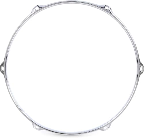 Gibraltar 13' 6 Lug Triple Flange Drum Hoop, 3mm Heavy Duty Chrome Steel Rim for Toms & Snares, Die...