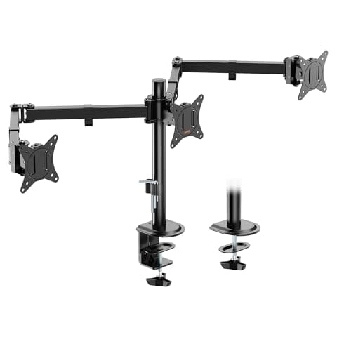 VonHaus Triple Monitor Stand for 17-27" Screens Cover