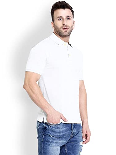 Image of CHKOKKO Men's Cotton Regular Fit Half Sleeves Polo T-Shirt