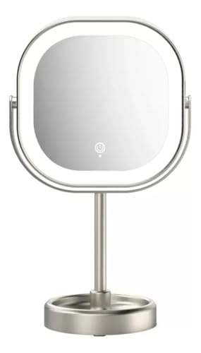 Conair Rotating Wireless LED Mirror with 2 Magnification Sides of 1X/10X