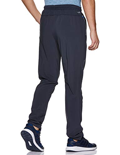 Image of Van Heusen Men's Track Pant | Side Zipper Pockets |Mid-Rise| 4-way stretch | Super light for premium comfort | Cotton Blend | Breathable & Casual | Easy Stain Release| Anti-static fabric | Activewear | Drawstrings | Style 51042