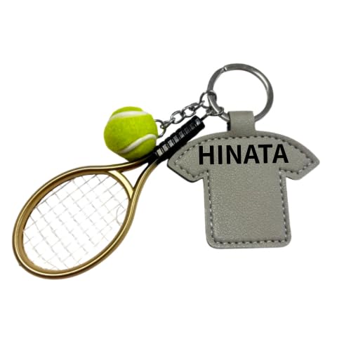 【薄橙】勝利の軟式テニス（ソフトテニス）キーホルダー　天然石パワーストーン付き 濃橙】勝利の軟式テニス（ソフトテニス）キーホルダー 天然石