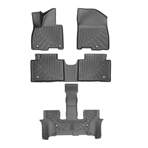 Tapis de sol toutes saisons Hyundai Palisade 2026 hybride 7 places en TPE