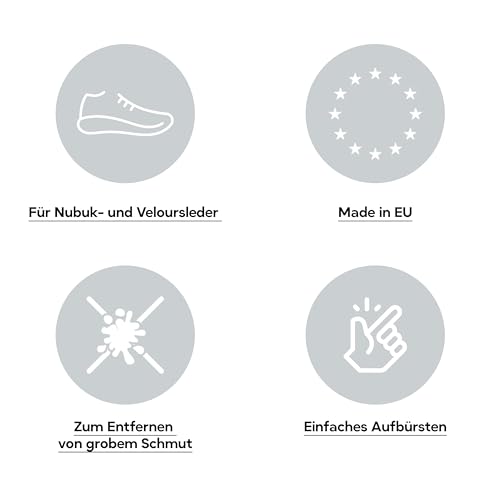 Kaps Spazzola per scarpe in Pelle Scamosciata e