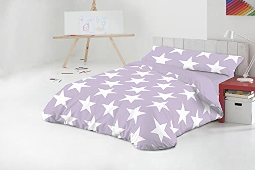 Funda Nórdica Star De Javier Larrainzar (Malva C-10, Cama 90)