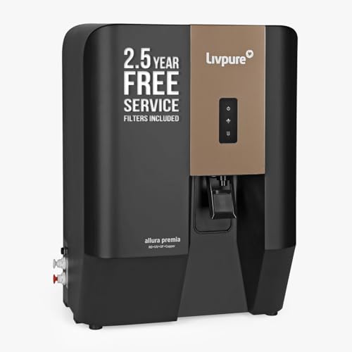 Livpure Allura Premia Water Purifier| Zero Cost for 2.5 Yrs - Fil...