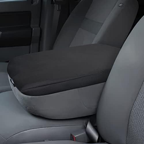 ISSYAUTO Center Console Cover Compatible with 2008-2012 Ram Jump Seat Console, Armrest lid Cover Neoprene Arm Rest Covering for Car, Well-Make Durable Middle Console Cover Armrest Box Protective Cover