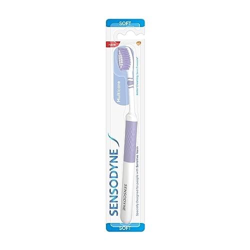 Sensodyne Adult Multicare Manual Toothbrush - Flexible Neck For Soft & Gentle Cleaning Single (B0CCV44PSC) Amazon Price History, Amazon Price Tracker
