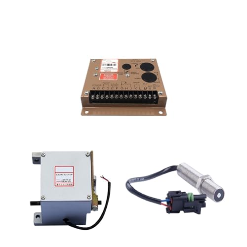 GERRIT Generator actuators Engine Governor Kit Include Actuator ADC225 12V/24V ESD5500E Speed Controller 3034572 Pickup Sensor Generator Set Parts (Size : 24V)