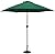 TropiShade 9 ft Bronze Aluminum Polyester Market Umbrella with Green Polyester Cover (Base not included)