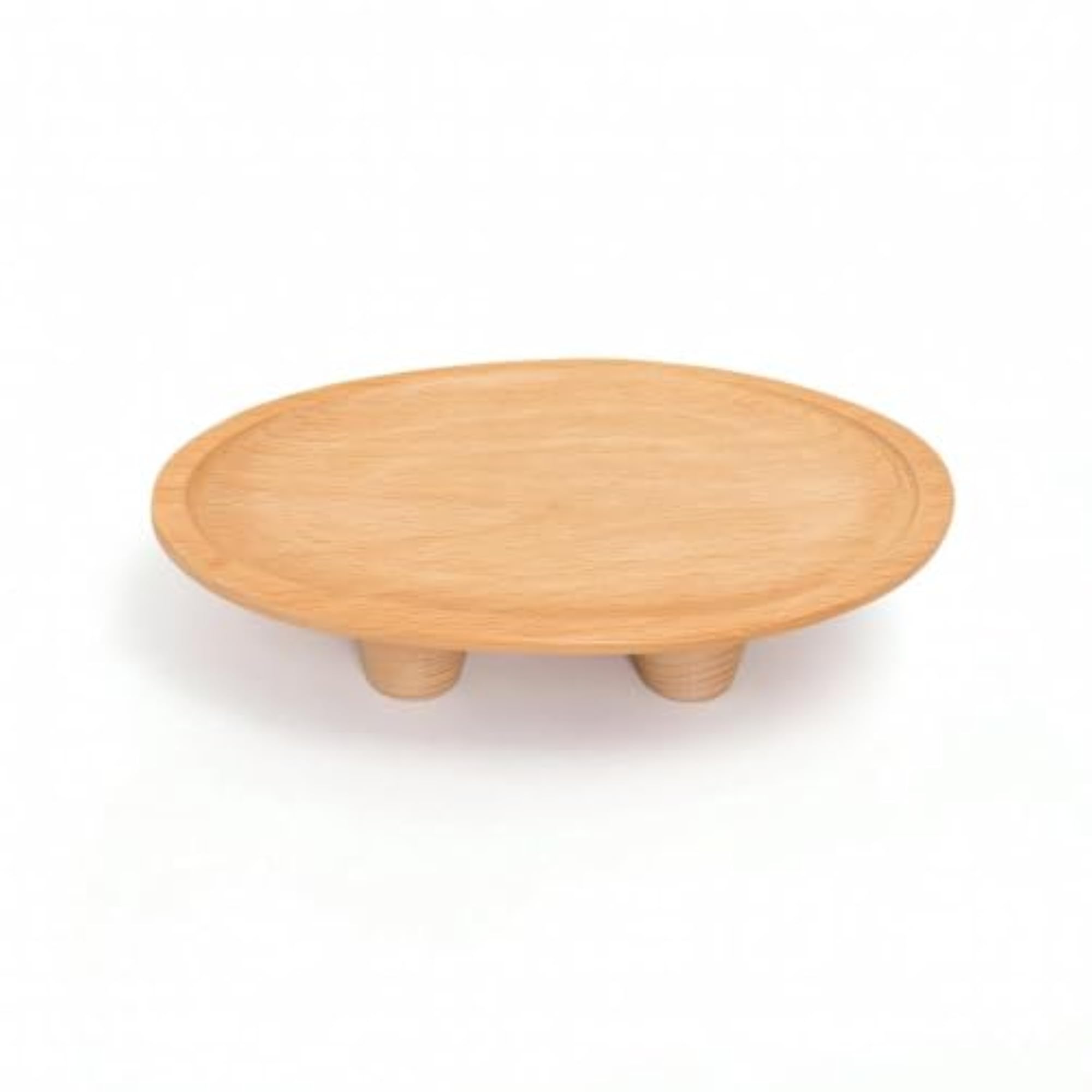 Oval Wood Tray, Minimalist