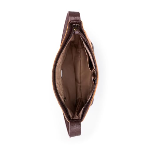 Image of The Sak De Young Crossbody Purse - Premium Leather Women's Handbag for Everyday & Travel - Cross Body Bag With Zipper