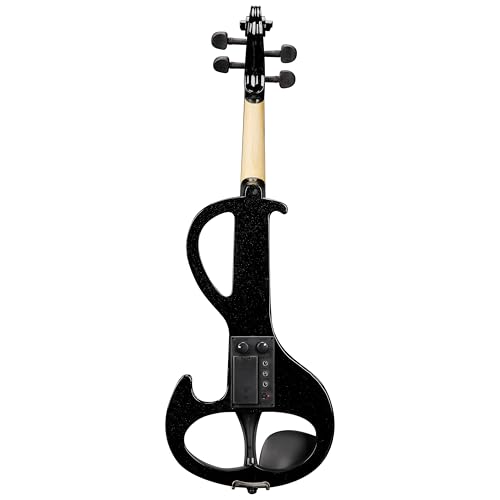 Image of NEJ-101 Electric Violin Black With Bow, Rosin and Hard Case
