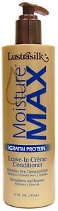 Lustrasilk Moisture Max Keratin Protein Leave-In Creme Conditioner 12oz/355ml