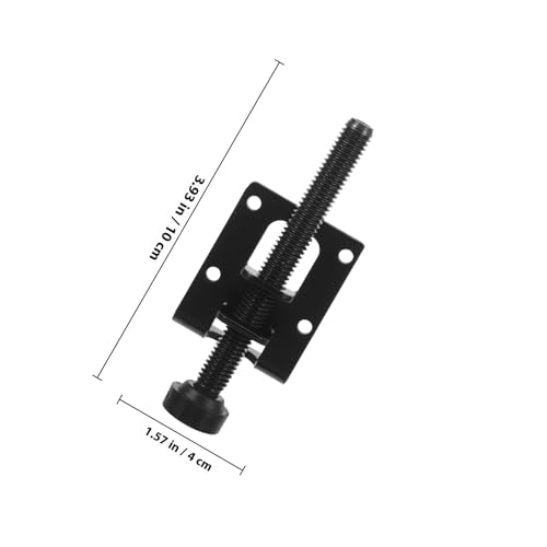 Tornillo fácil y alta resistencia en niveladores de muebles ajustables de hierro negro mate 3