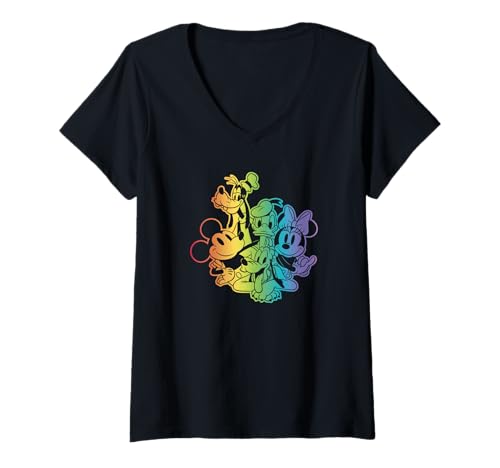 T-shirt Mickey Disney pour femme idéal pour les festivals et l'été