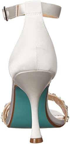 Betsey Johnson womens Sb-devan Heeled Sandal, Ivory, 9.5 US | Image 2