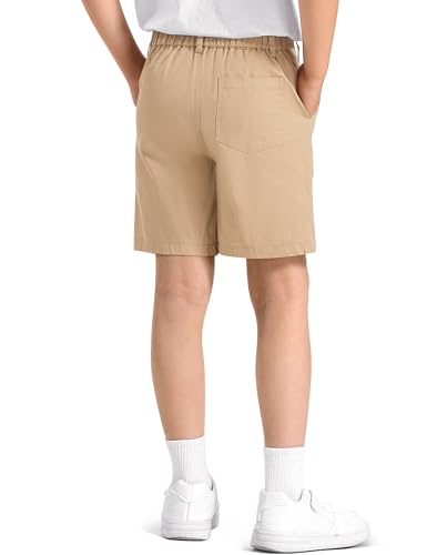 Image of KEREDA Boys Uniform Shorts Golf Dress Preppy School Shorts with Pockets
