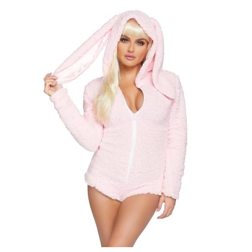 Leg Avenue Women's Cuddle Bunny Costume, Large