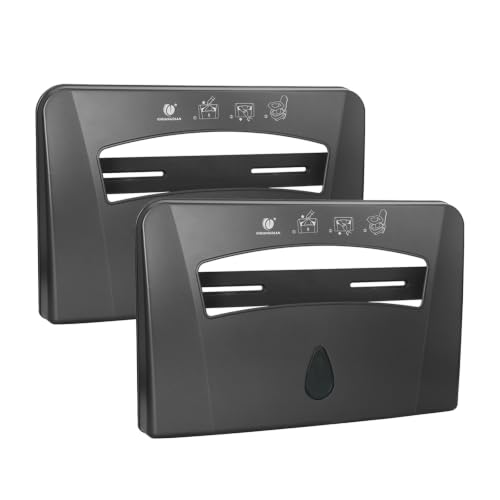 Toilet Seat Cover Dispenser, Dark Grey, 2-Pcs