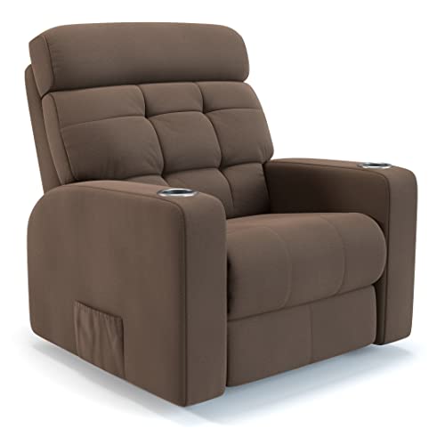 Poltrona do Papai Nina Linho Marrom Wall Save Com Massageador e USB