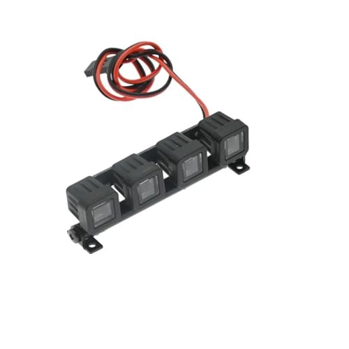 Luces de techo para coche RC mini 1/24 perfectas para crawling nocturno 3