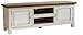 Produktbild Robas Lund, Lowboard, Fernsehtisch, TV-Schrank, Bodde, Kiefer/Massivholz/weiß/honigfarben, 178 x 65 x 54 cm, FH302060