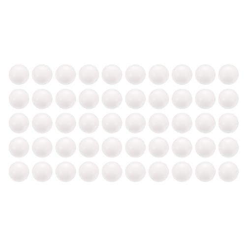 Image of uxcell 50pcs POM Bearing Balls 5 /8 inch inch 15.875mm Solid Plastic Bearing Balls, Precision POM Balls, black