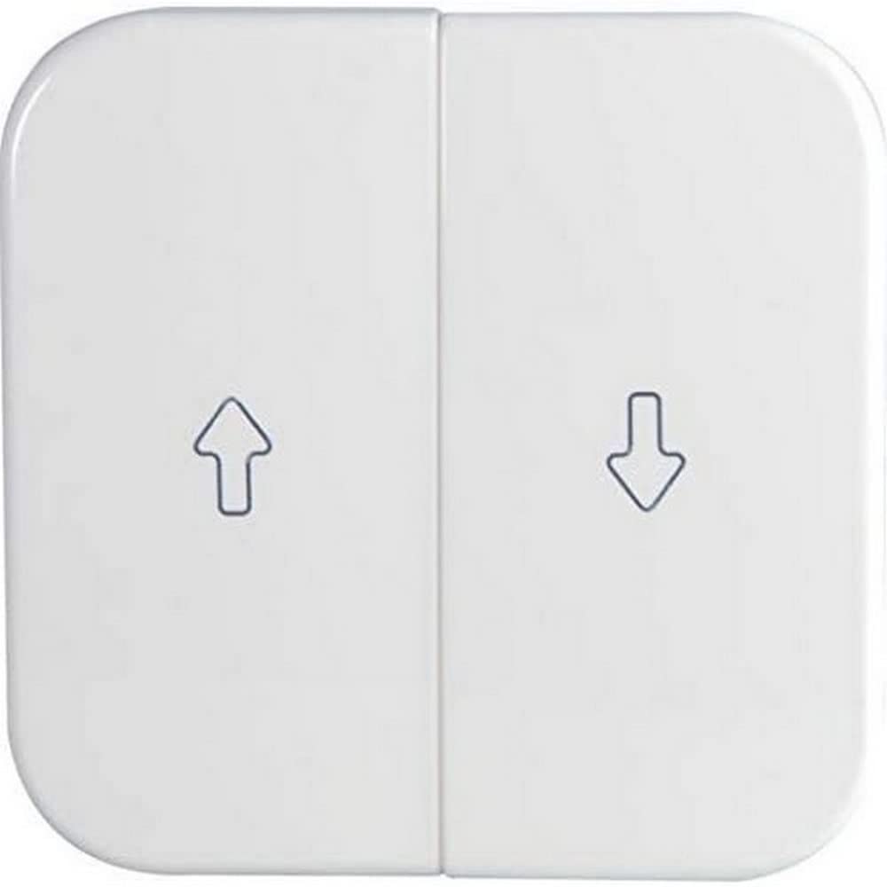 Opus® 1 Double Rocker for Rocker Blind Switch and Button Pure White