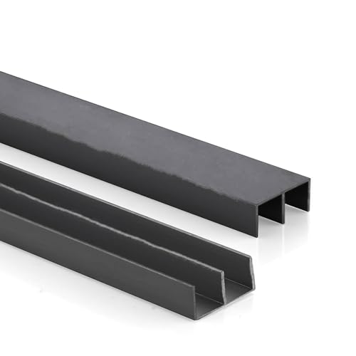Kit de herrajes para puerta corredera con rieles de aluminio y sistema de polea para reparación de puertas de armarios y armarios