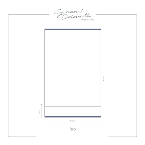 Toile jacquard de coton 100 x 150 cm drap de bain 400 g/m² Amalfi