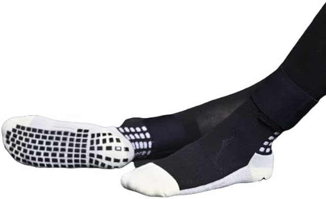 Miniatura 4 de Calcetines de fútbol, calcetines de fútbol para hombre, calcetines de fútbol antideslizantes, calcetines de agarre, mangas de espinilleras, correas